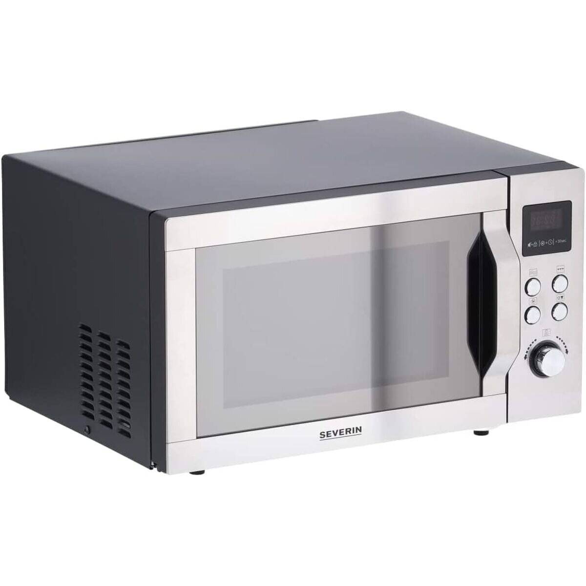 Severin - Mikrowelle mit Keramikplatte 900 Watt 25 l - Stahl (29070)