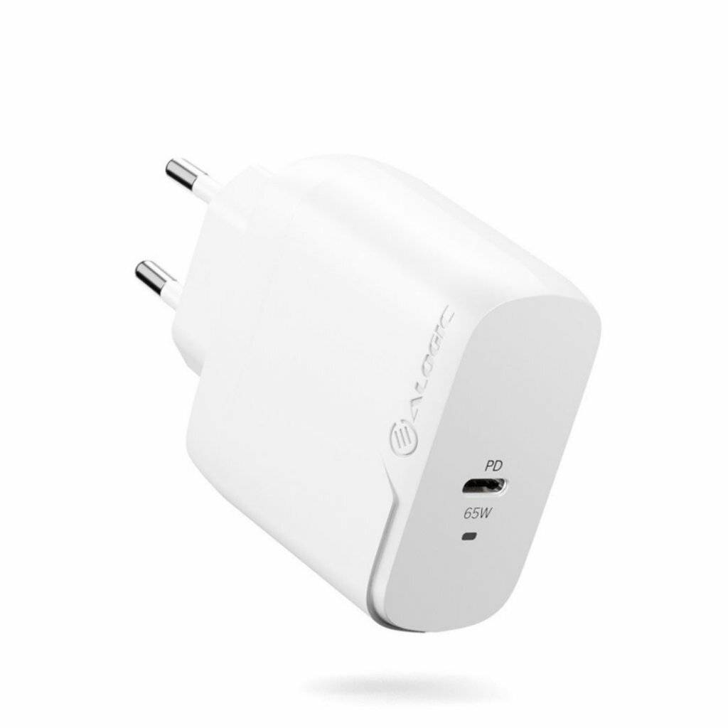 Alogic - Rapid Power 65W GaN-Ladegerät inkl. 2 m USB-C-Ladekabel