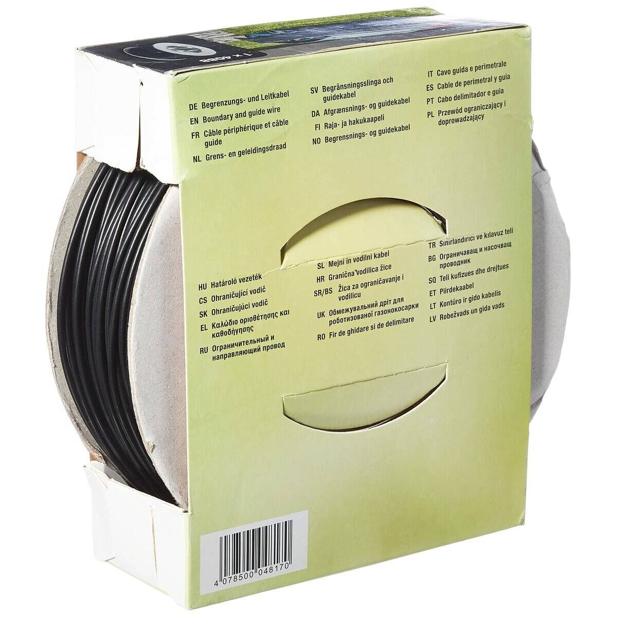 Begrenzungskabel für Mähroboter, 150 Meter (schwarz)