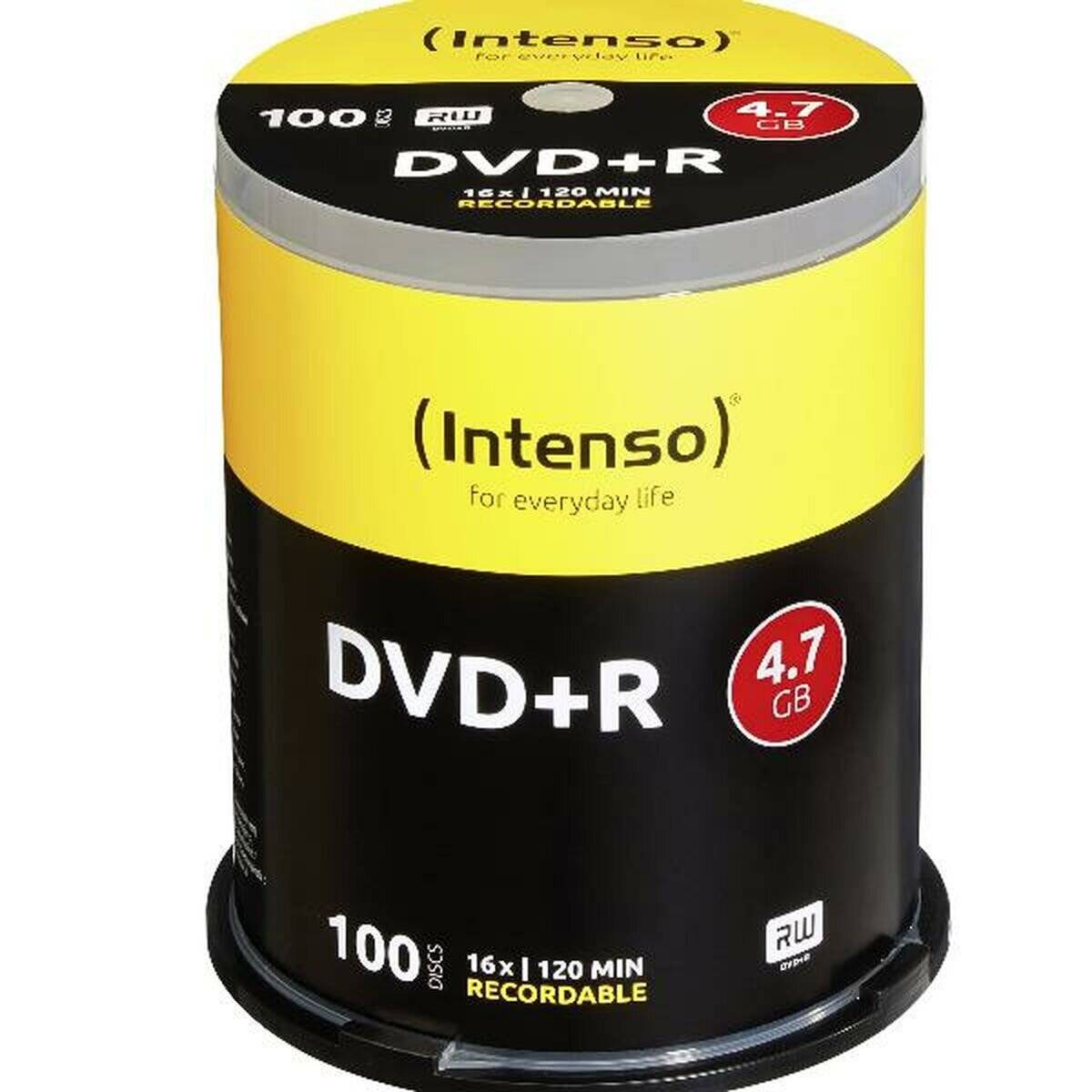 DVD+R Intenso 4,7GB 100pcs Cake Box 16x