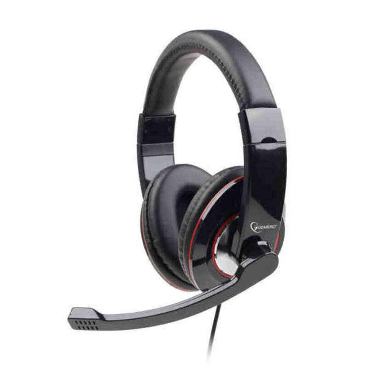 gembird Headset STEREO MHS 001 glänzend Klinke schwarz