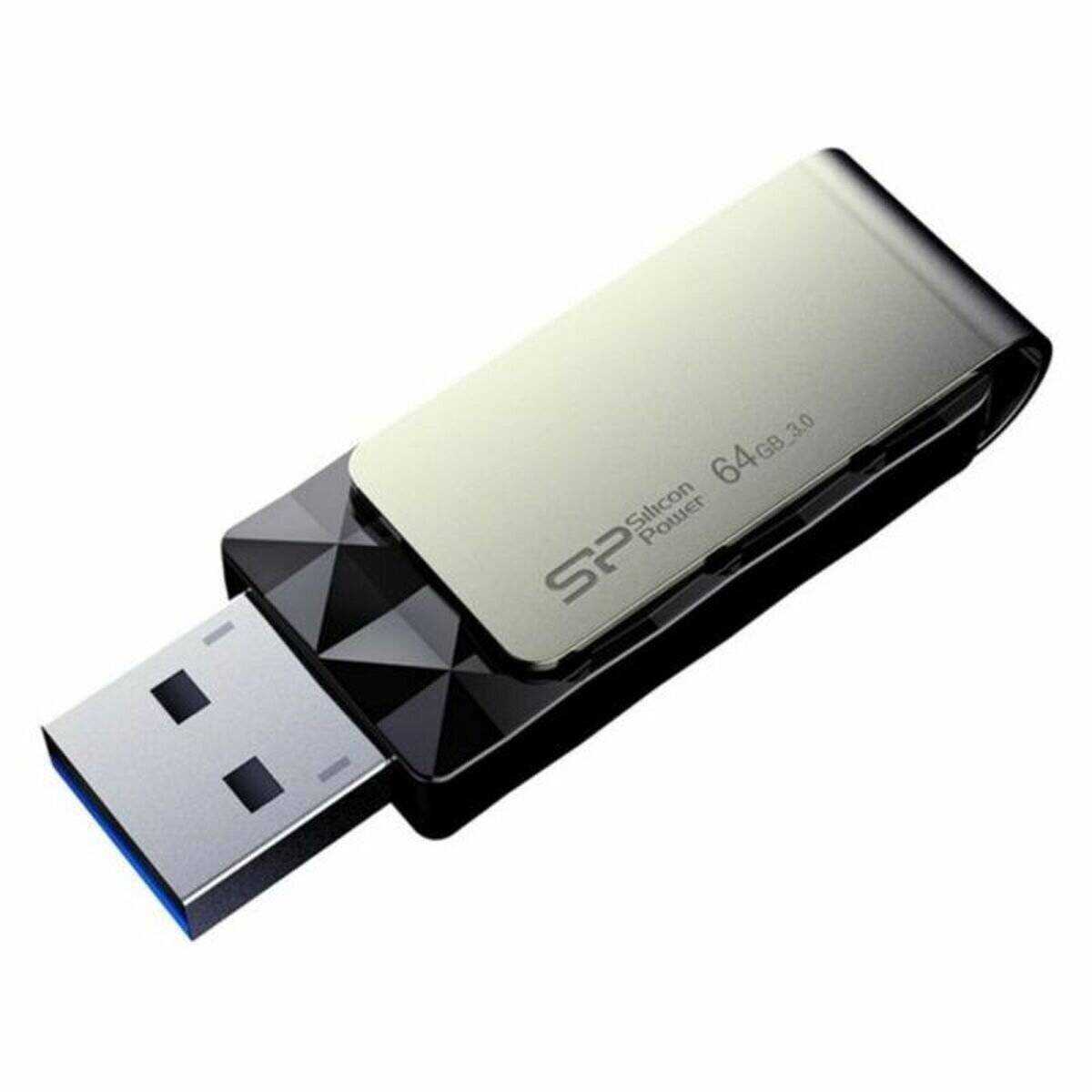 USB-Stick 64GB Silicon Power USB3.0 B30 Black