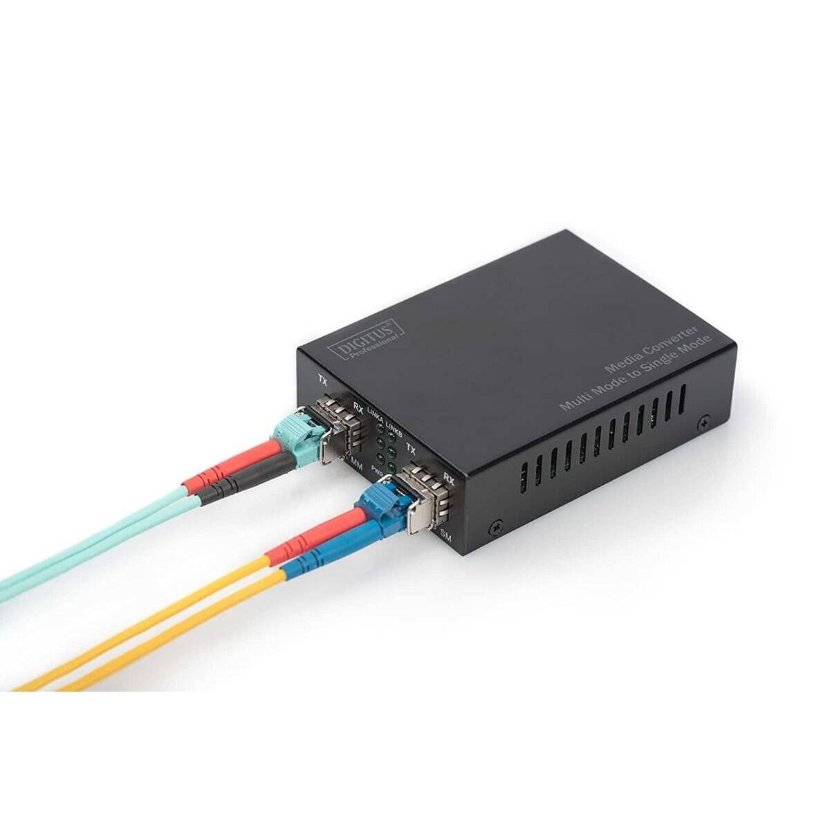 DIGITUS Konverter Gigabit Multi-/Singlem. Media SFP
