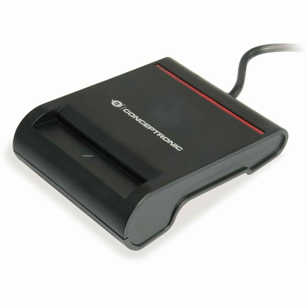CONCEPTRONIC Smart ID Card Reader USB 2.0 SCR01B schwarz