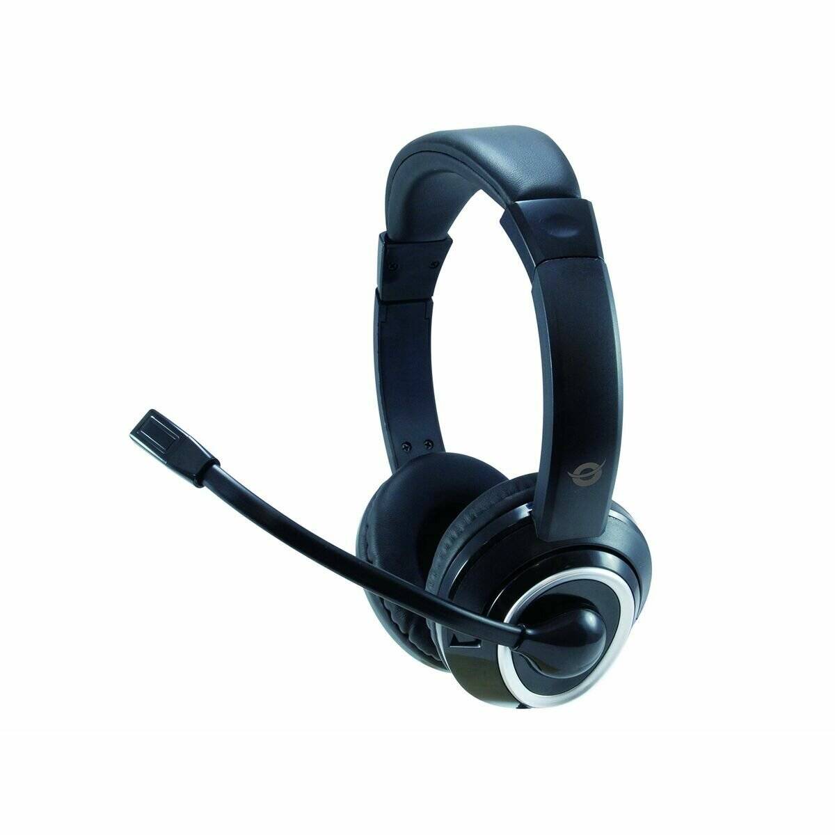 CONCEPTRONIC Headset USB 2m Kabel,Mikro,int.Bed.Stereo sw