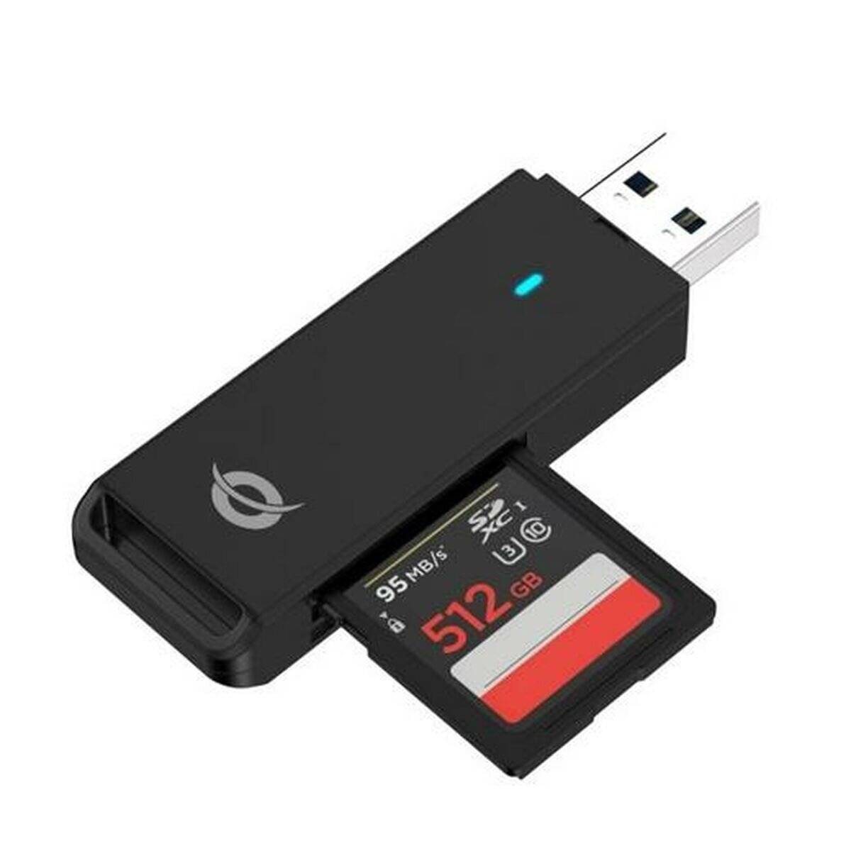 CONCEPTRONIC SD Card Reader USB 3.0 schwarz