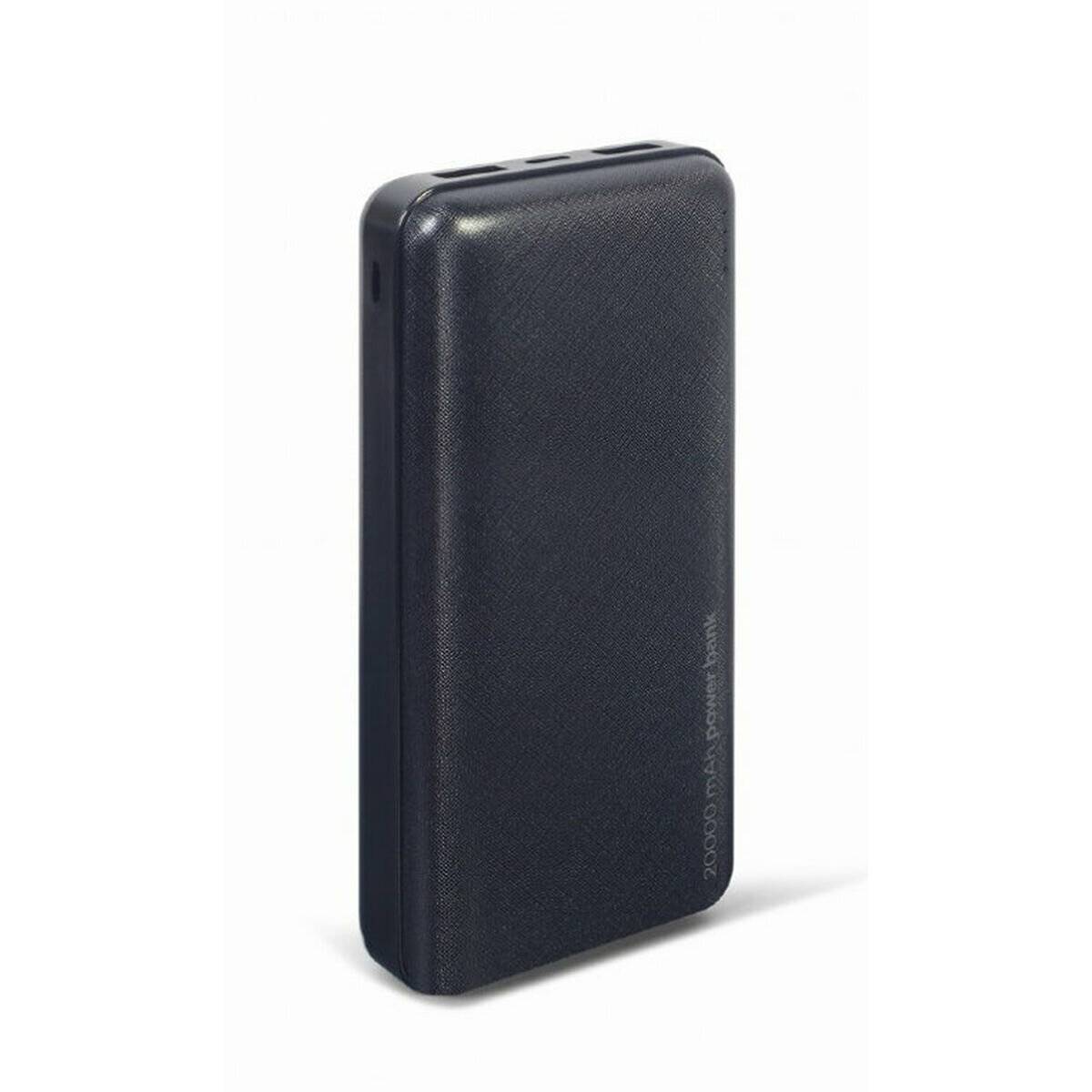 gembird Powerbank 20.000 mAh USB schwarz