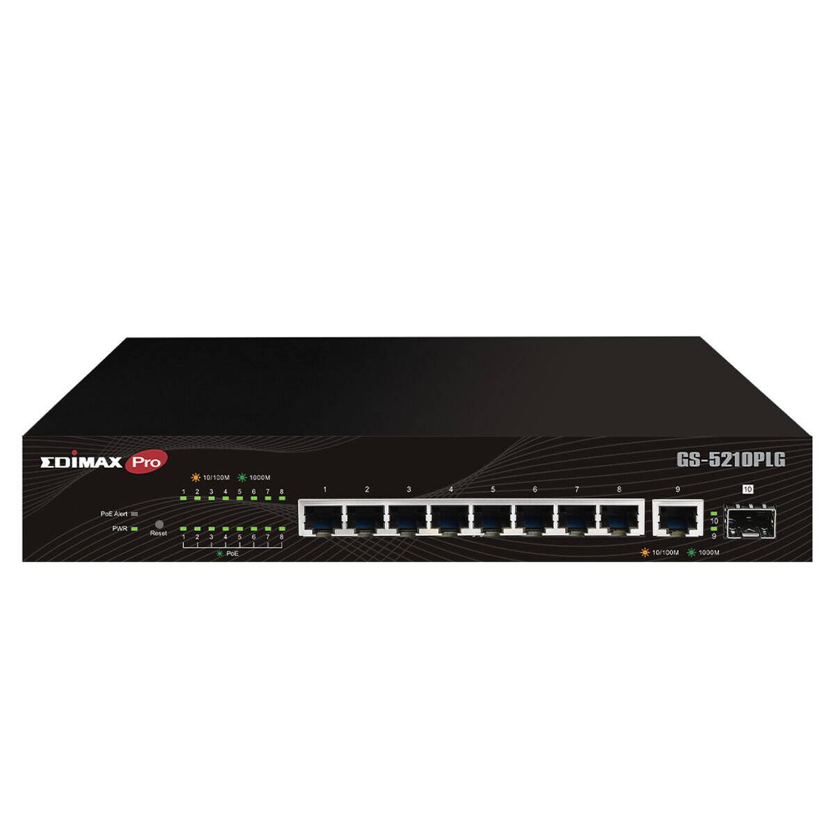 Switch EDIMAX Pro 10x GE GS-5210PLG (POE+)
