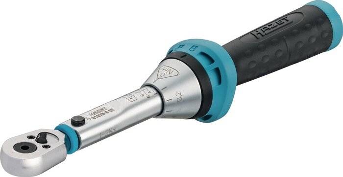 Drehmomentschlüssel 5107B-3CT für Bits, 1/4 (blau/schwarz, Umschalt-Knarre)