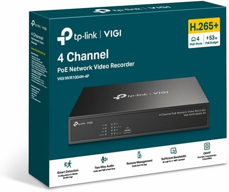 TP-Link_DE TP-LINK TPLINK NVR VIGI NVR1004H-4P NVR1004H4P (VIGI NVR1004H-4P)