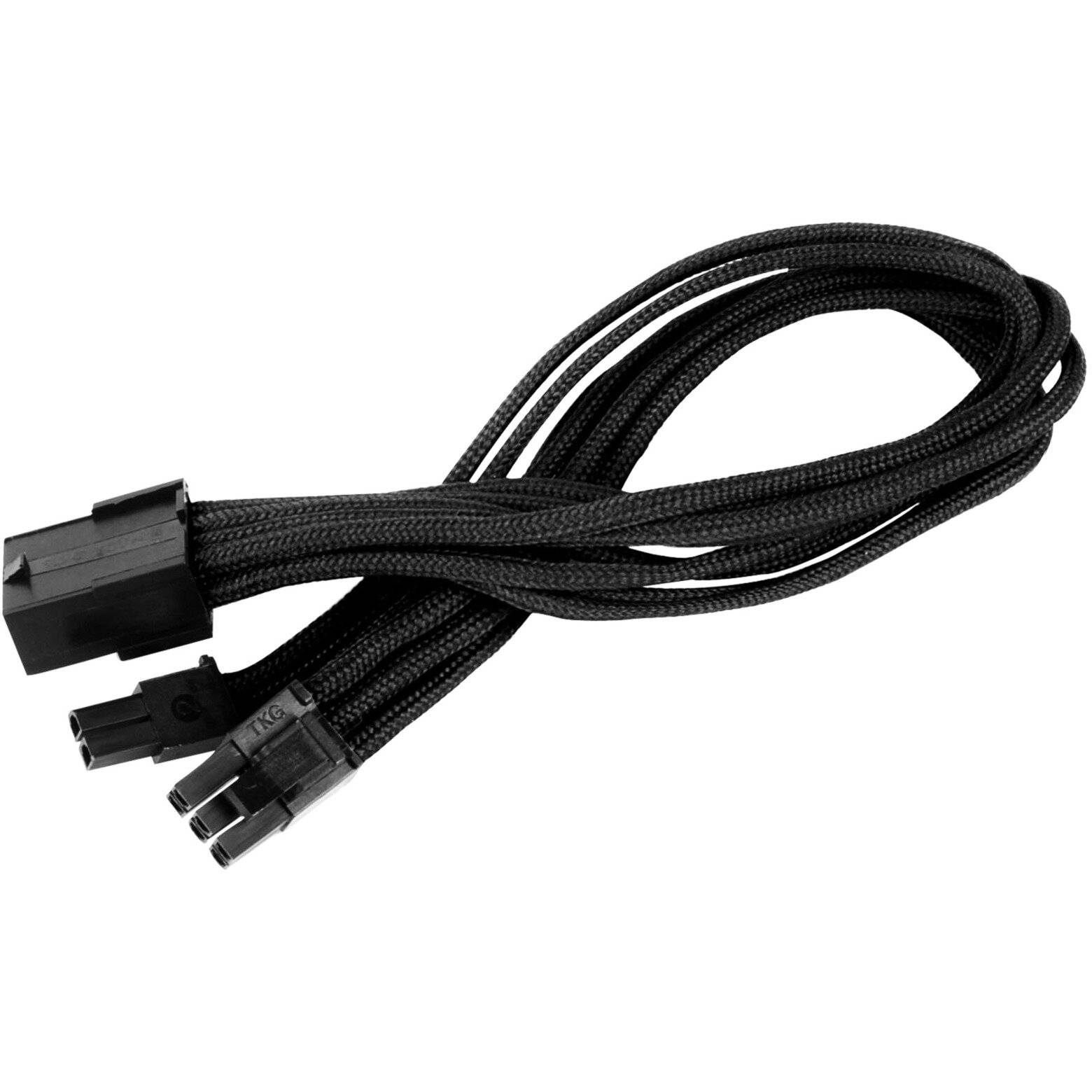 Verlängerungskabel SST-PP07-PCIB (schwarz, 25cm)