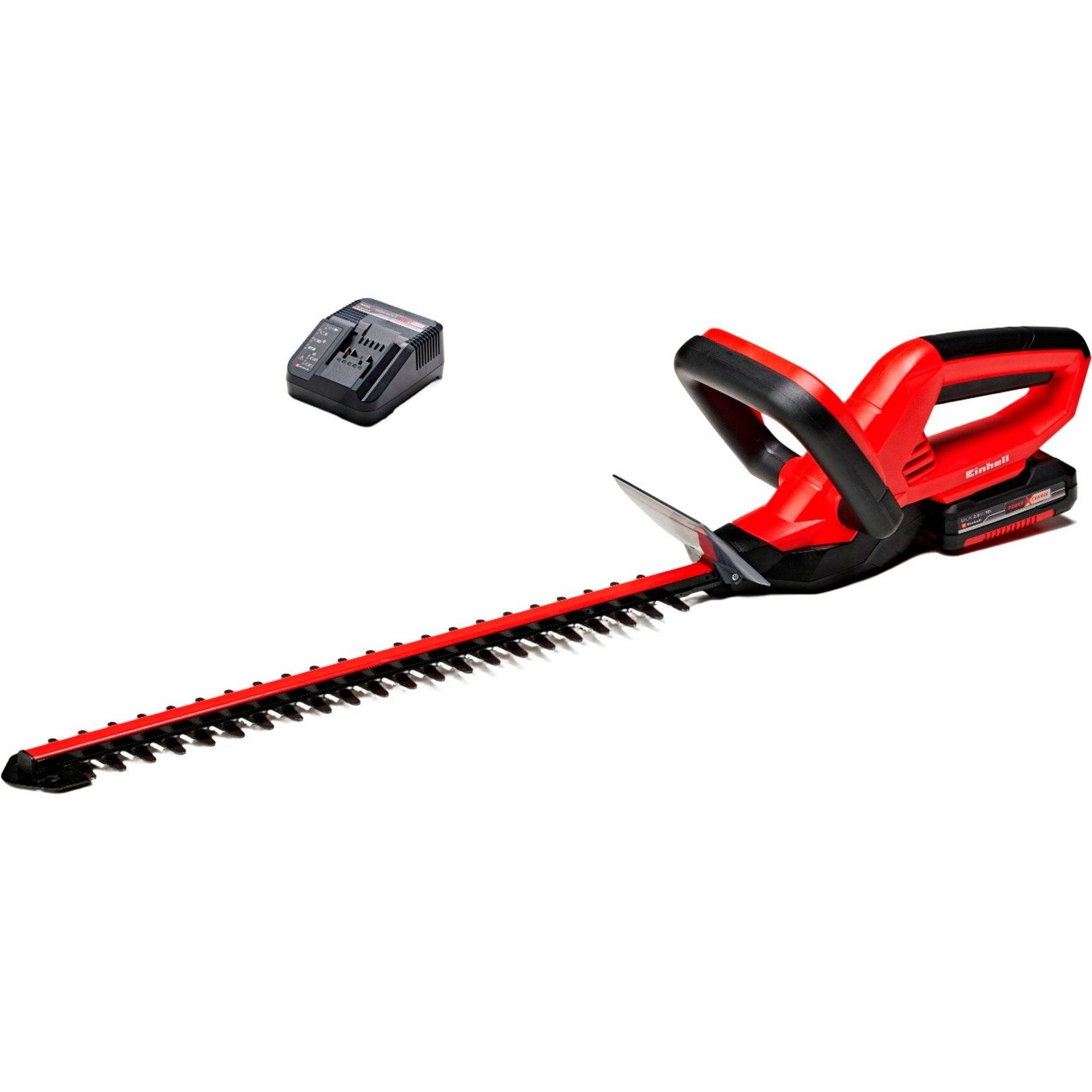 Einhell Akku-Heckenschere GE-CH 1846 Li Kit, 18Volt (rot/schwarz, Li-Ionen Akku 2,0Ah)