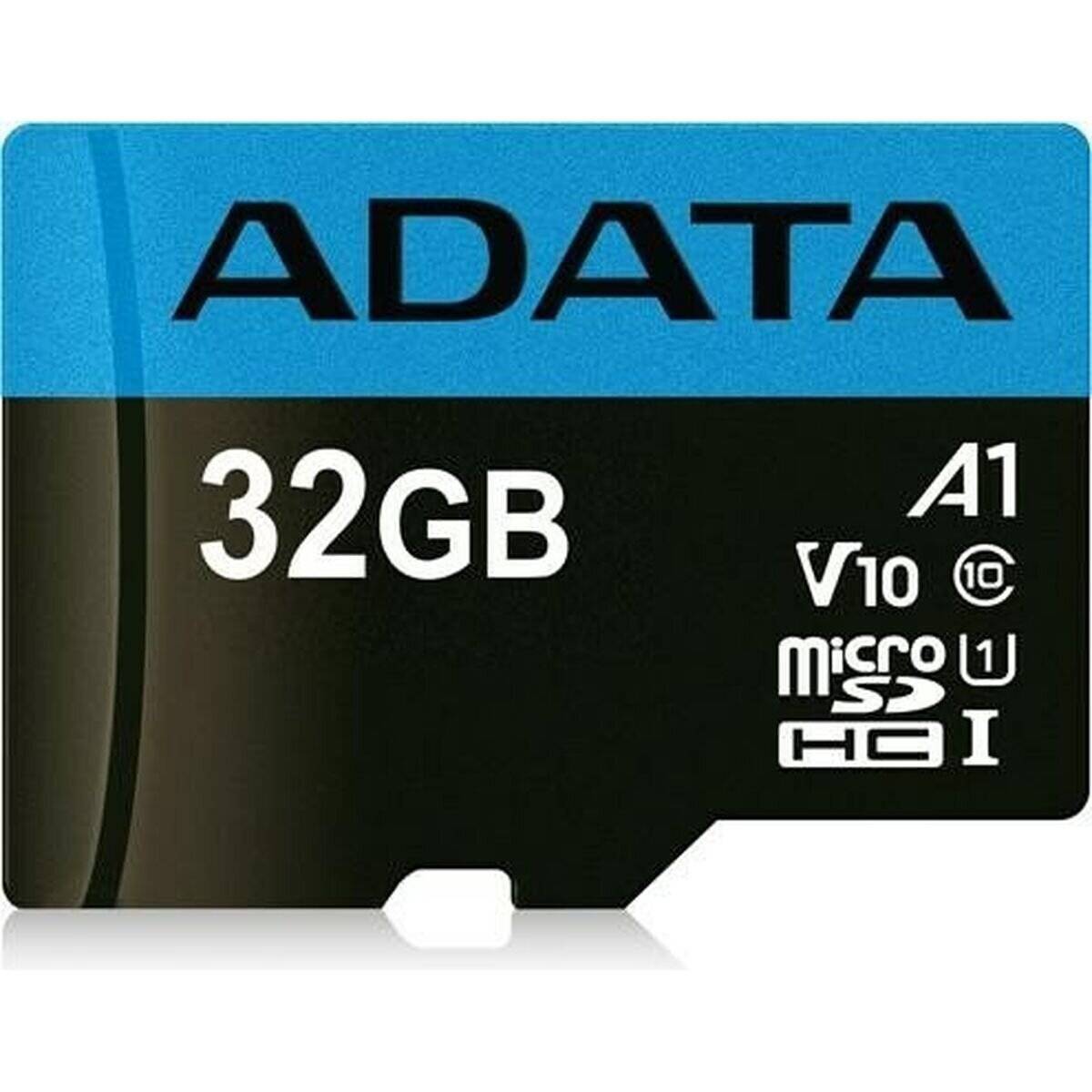32GB ADATA microSD-Karte, A1-Bewertung, V10, U1-Klasse. Geeignet für hochgeschwindigkeits Datentransfer und Speicherung.