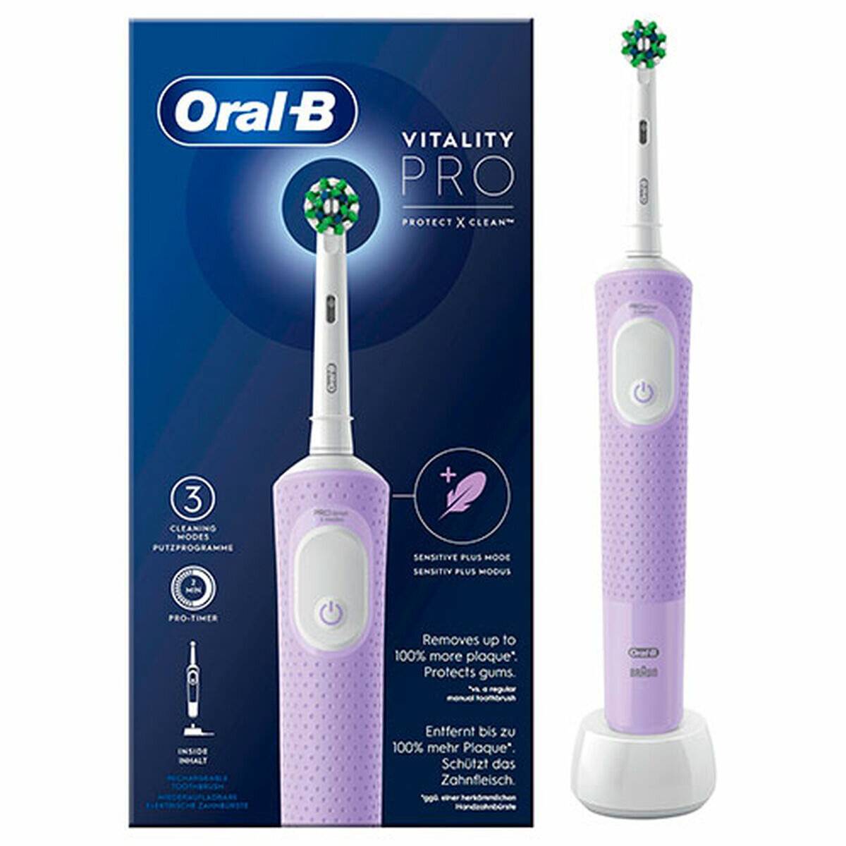 Oral-B Vitality Pro D103, Elektrische Zahnbürste (violett/weiß, Lilac Violet)