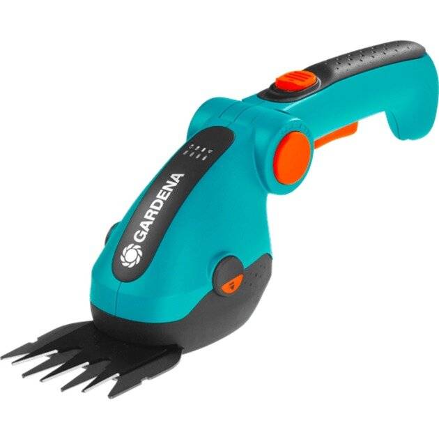 GARDENA Akku-Grasschere ComfortCut Li, 3,6Volt (tÃ ¼ rkis/schwarz, Li-Ionen-Akku 3,0Ah)