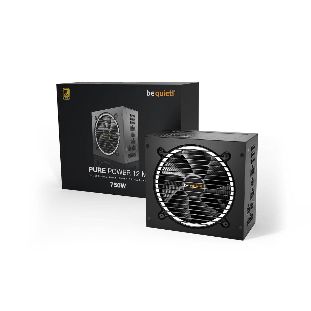 Pure Power 12M 750W (schwarz, 3x PCIe, Kabel-Management, 750 Watt)