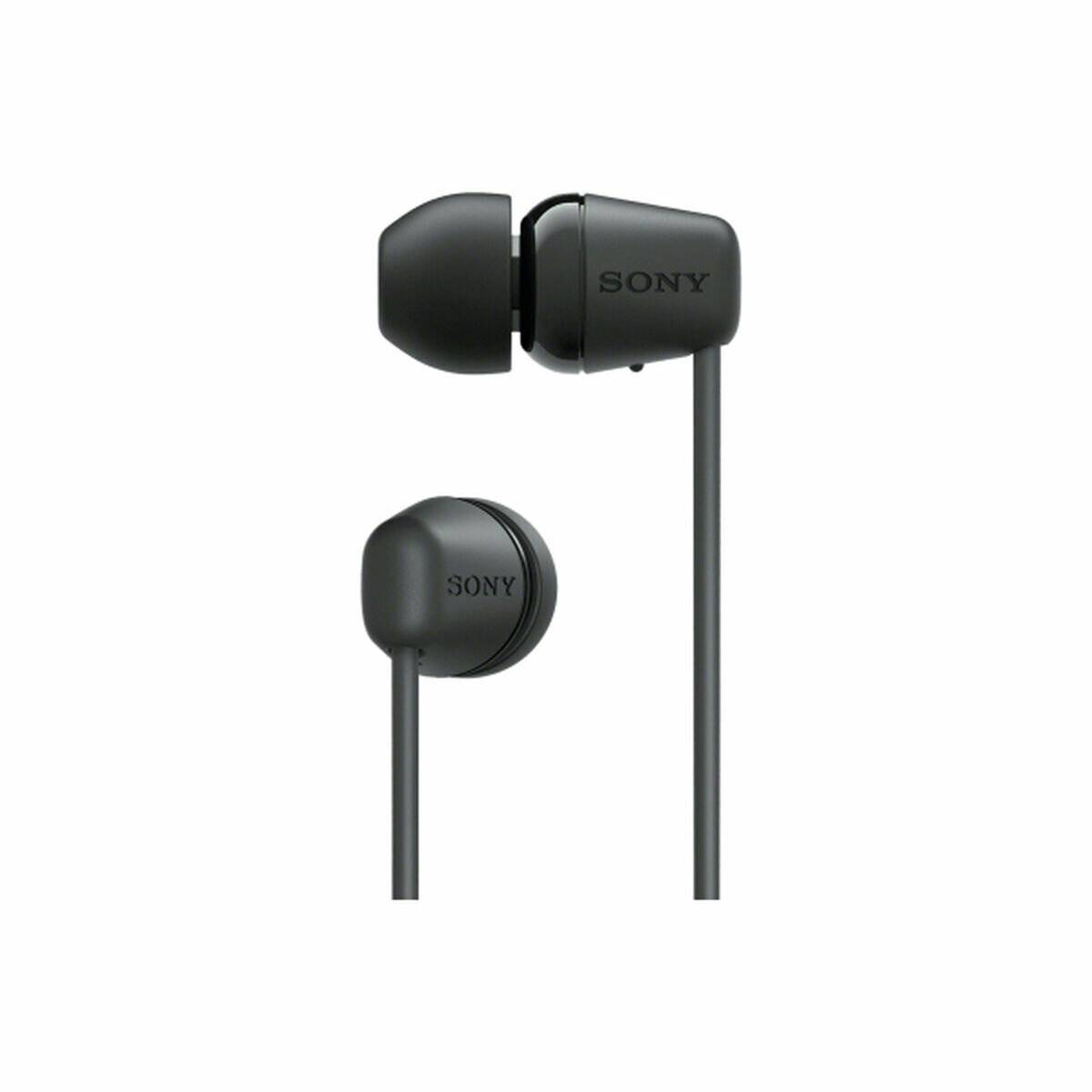SONY Sony Headphones WI-C100 WIC100 in-Ear inEar Bluetooth black Schwarz (WIC100B CE7) SONYCE7) SONY CE7)