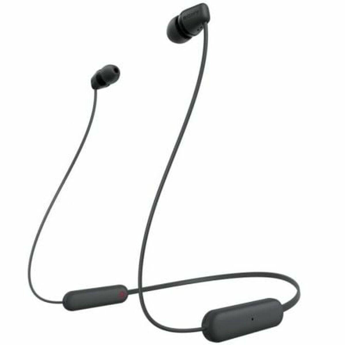 SONY Sony Headphones WI-C100 WIC100 in-Ear inEar Bluetooth black Schwarz (WIC100B CE7) SONYCE7) SONY CE7)
