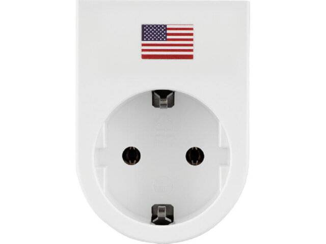 REV Reisestecker Traveler USA weiß