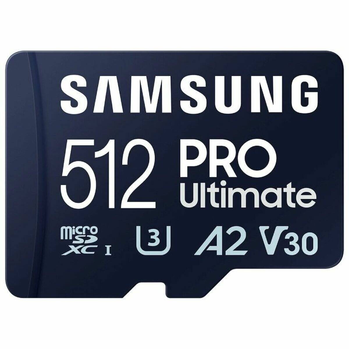 SAMSUNG 512 PRO Ultimate microSD-Karte, microSDXC, U3, A2, V30.