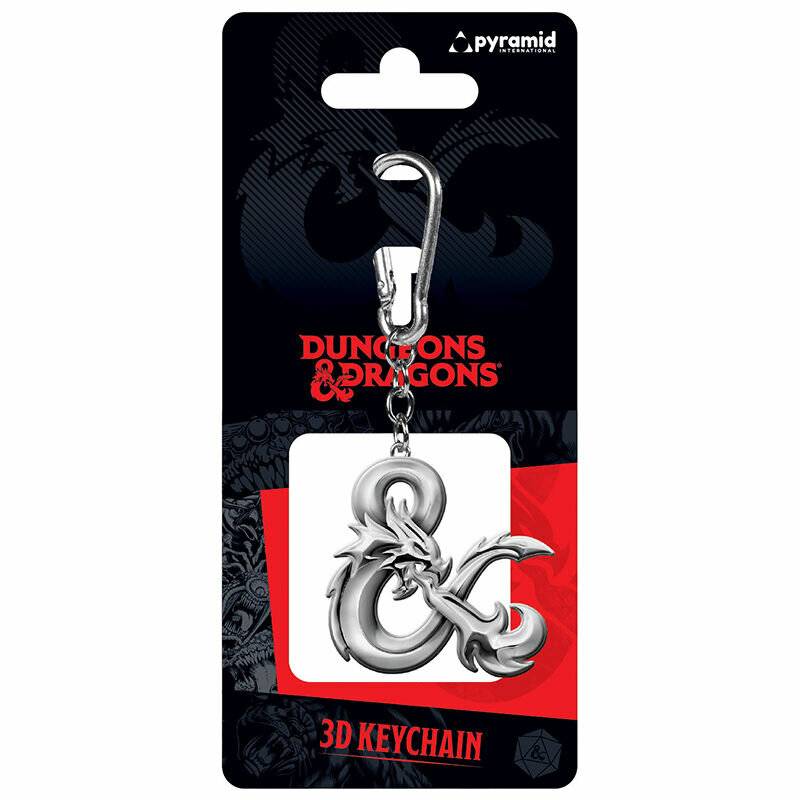 3D Ampersand Logo Schlü sselanhä nger - Drachen und Dungeons 6 cm