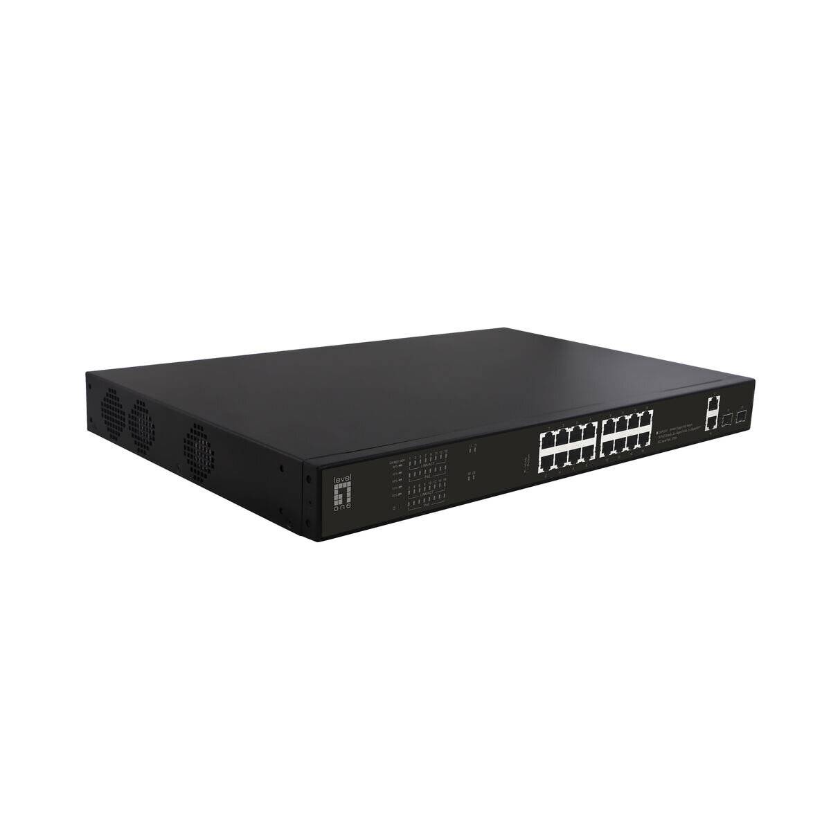 LevelOne GEP-2021 20-Port-Gigabit-PoE-Switch