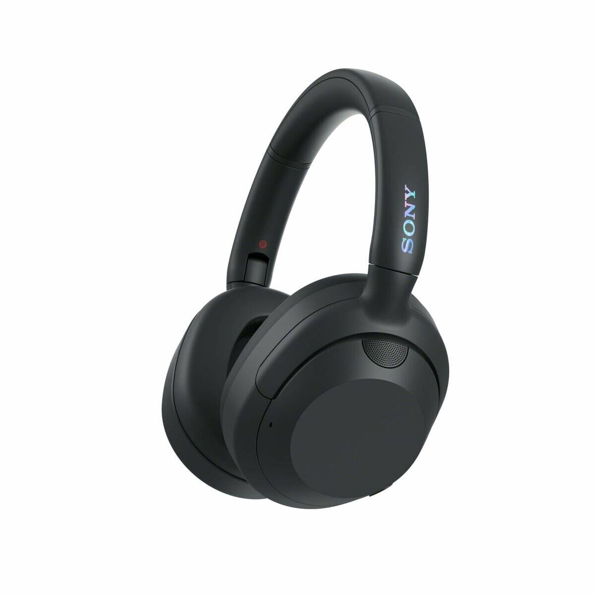 Schwarze Over-Ear-Kopfhörer mit kabellosem Design, schlanker Optik und 'SONY'-Branding an der Seite.