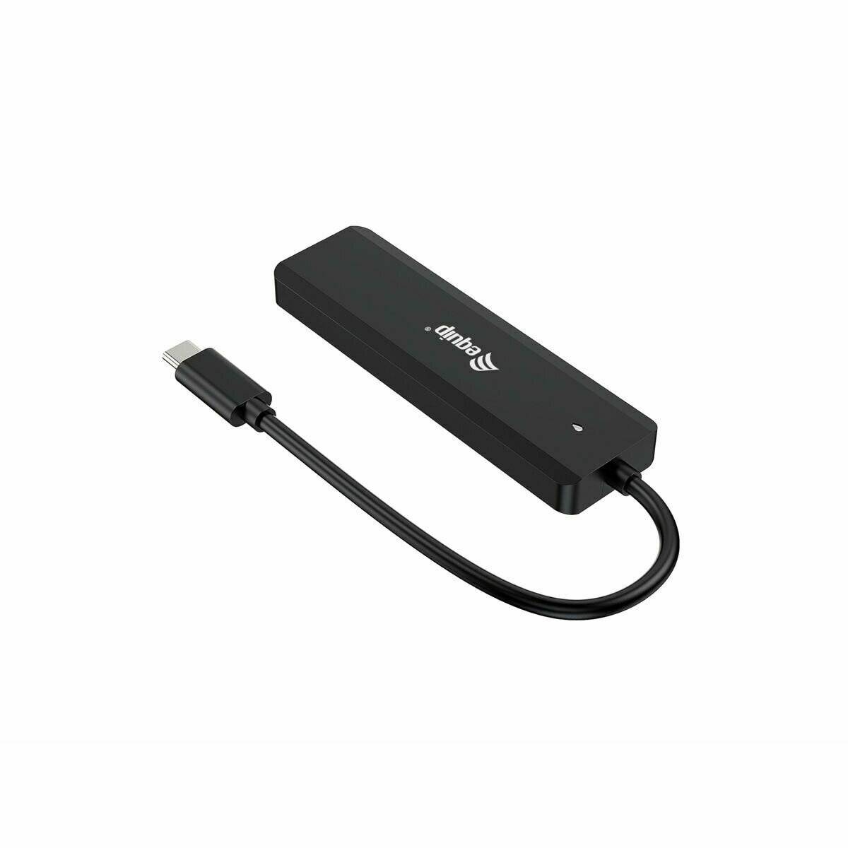 Equip USB-Hub 4-Port 3.2/C->2x USB-C,2x USB-A o.Netzteil, sw