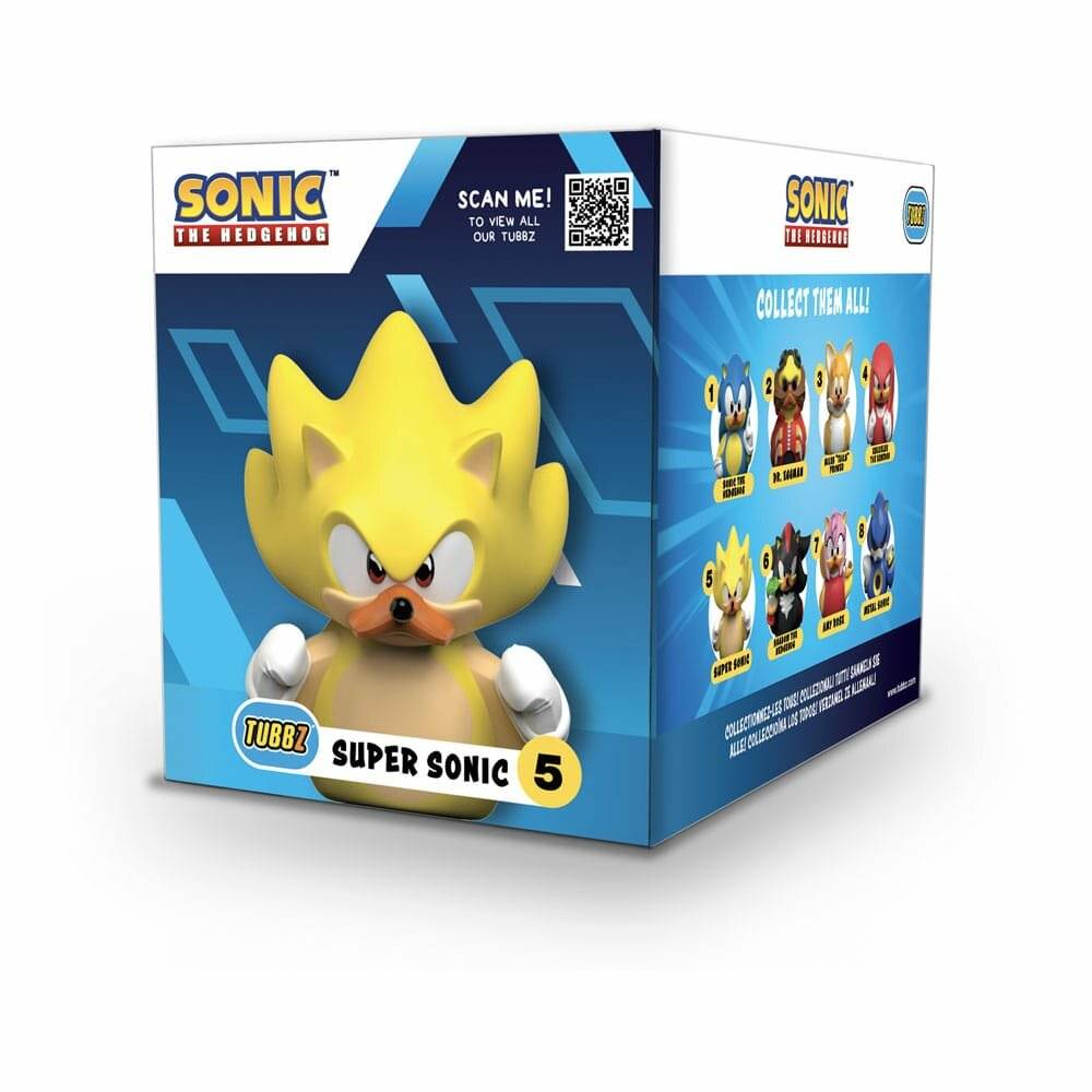 Sonic - The Hedgehog Tubbz PVC Figur Super Sonic Boxed Edition 10 cm