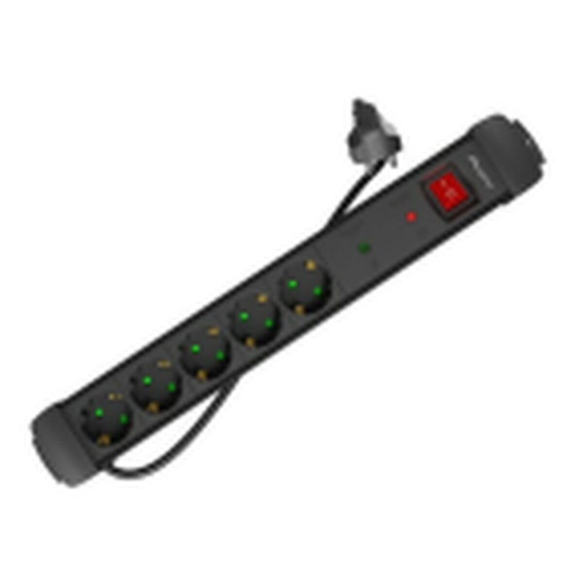 Lanberg Steckdosenleiste mit Überspannungsschutz SP1 5fach S