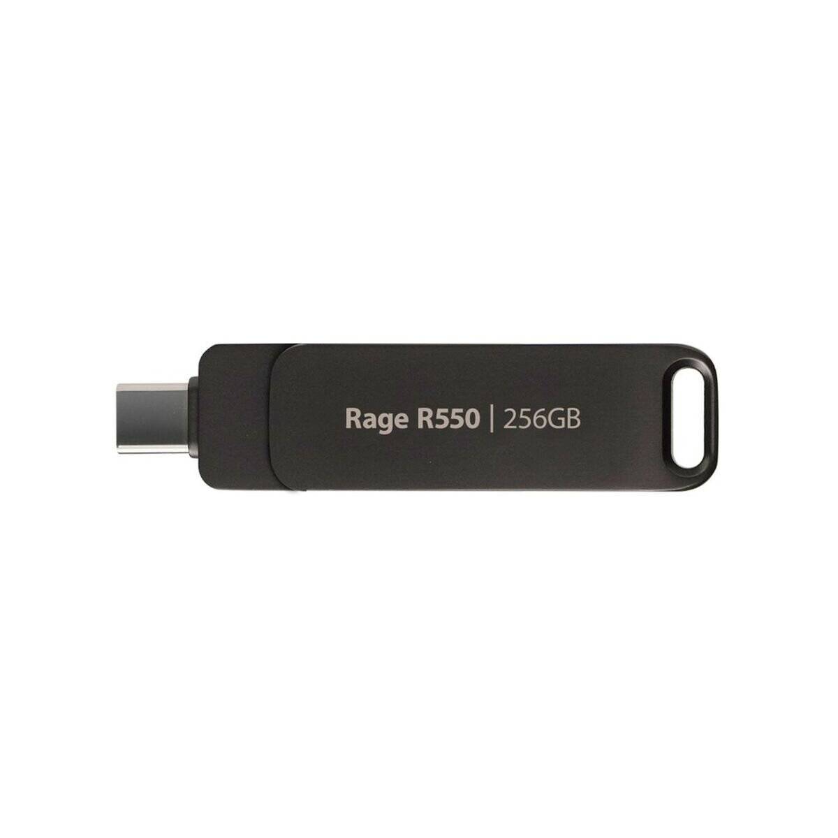 Rage R550 256Gb (Schwarz, Usb-A Und Usb-C 3.2 Gen 1)