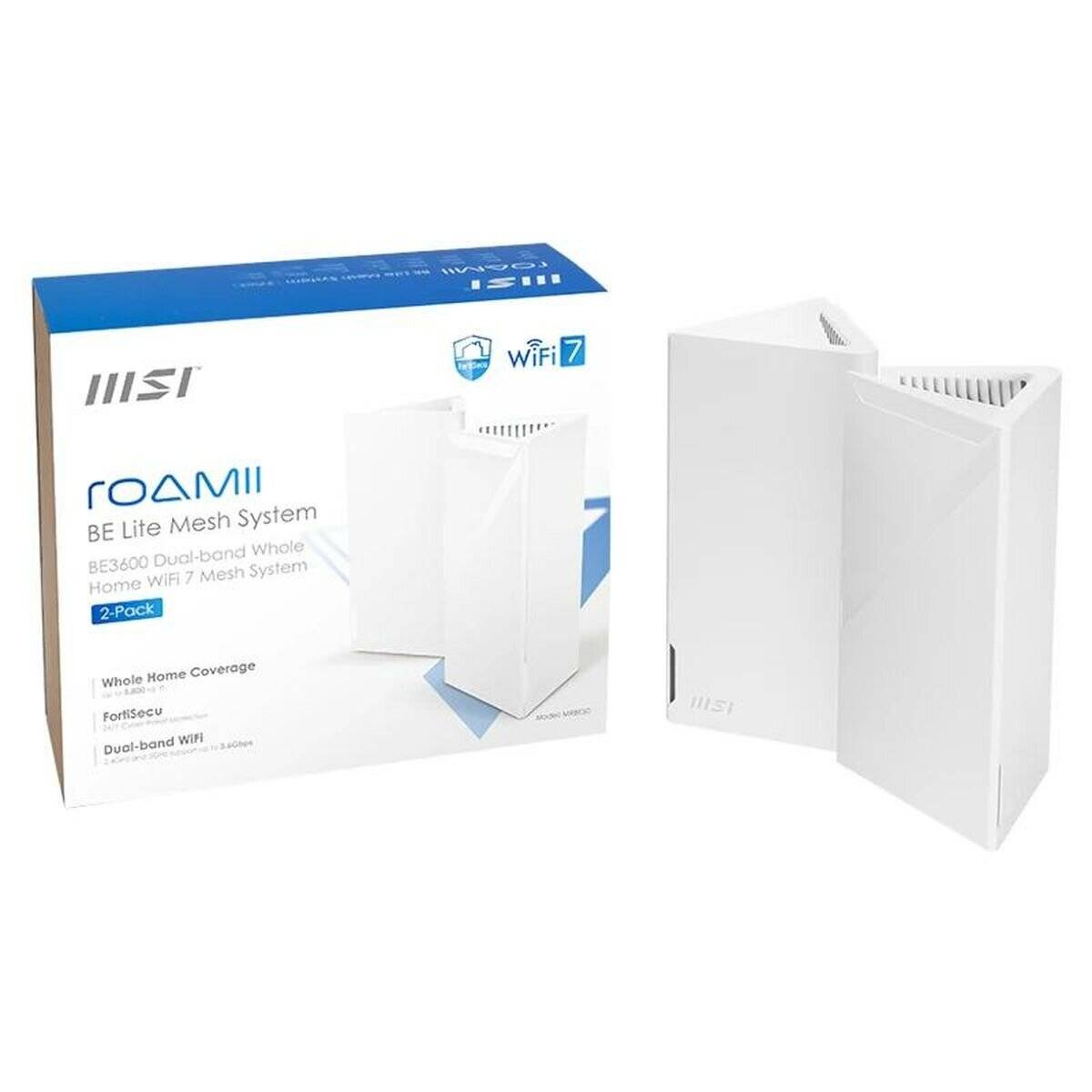 MSI Roamii BE Lite Mesh System -2 Pack