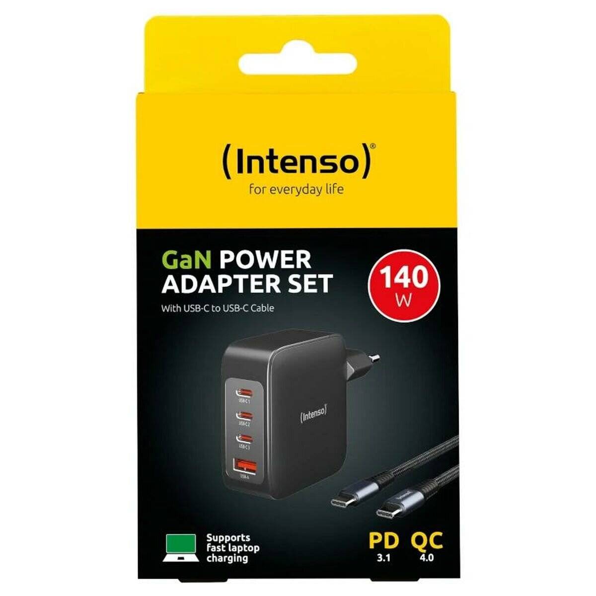 Intenso Power Adapter W140 SET 2x USB-C 1x USB-A inkl. Kabel