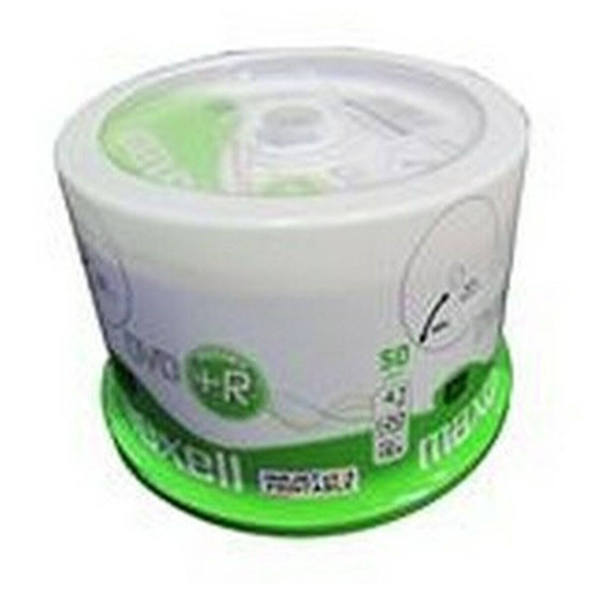 Maxell DVD+R 4.7, Inkjet white, Cakebox 50