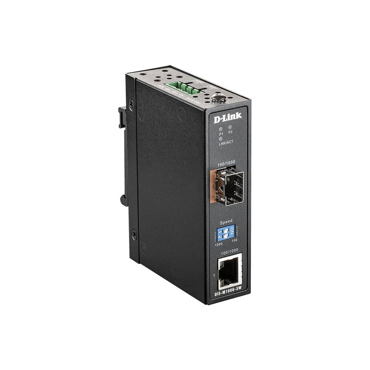 D-Link Dis-M100G-Sw Gigabit Ethernet Industrial Sfp Konvert.