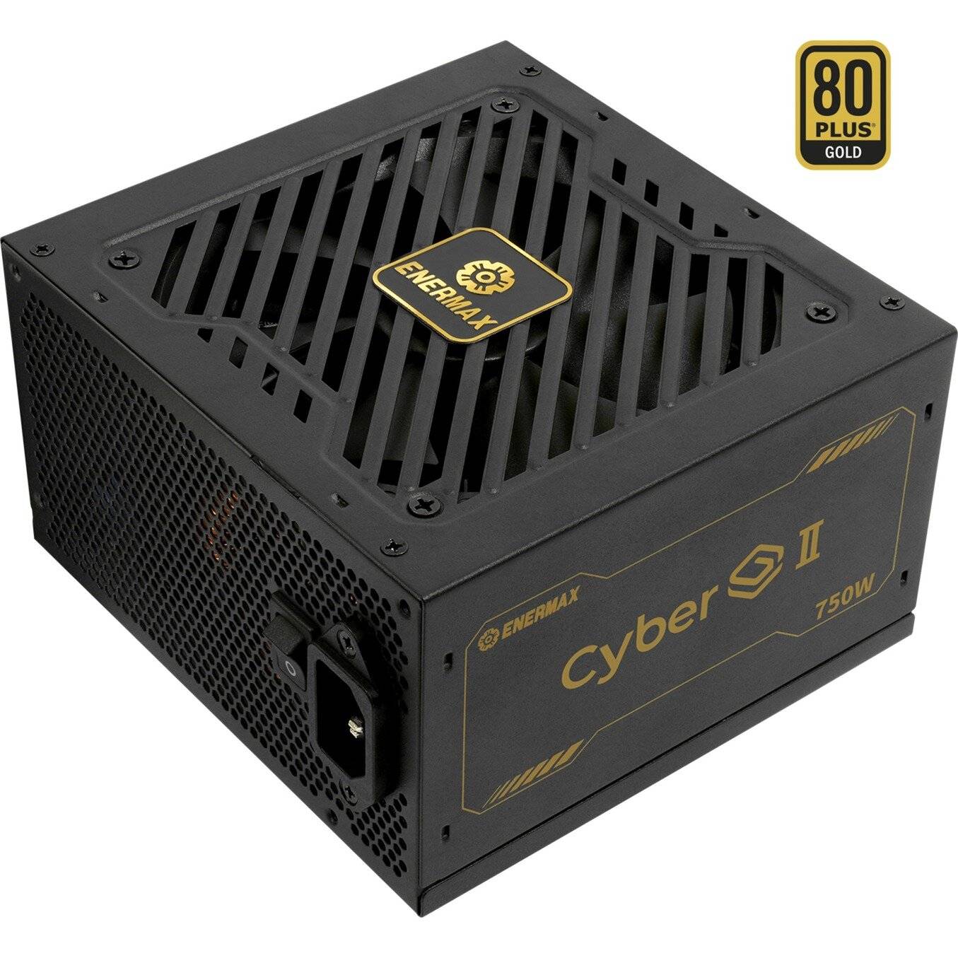 Enermax Power Supply 750W CyberG II 80+ Gold Black non-mod