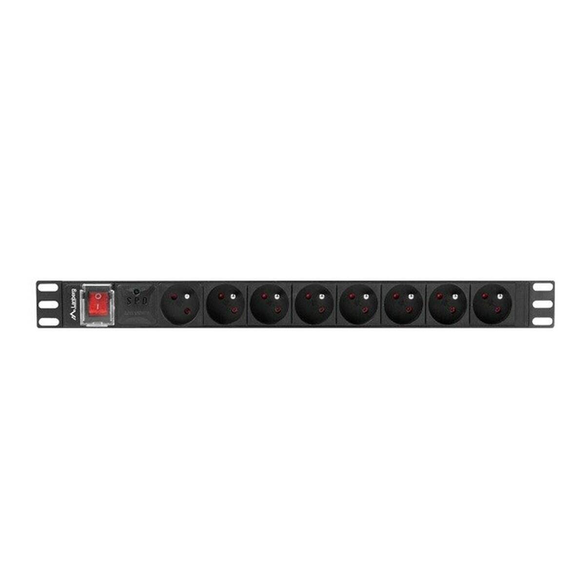 LANBERG STECKDOSENLEISTE RACK PDU 19ô LANBERG 1U 16A 8X 230V
