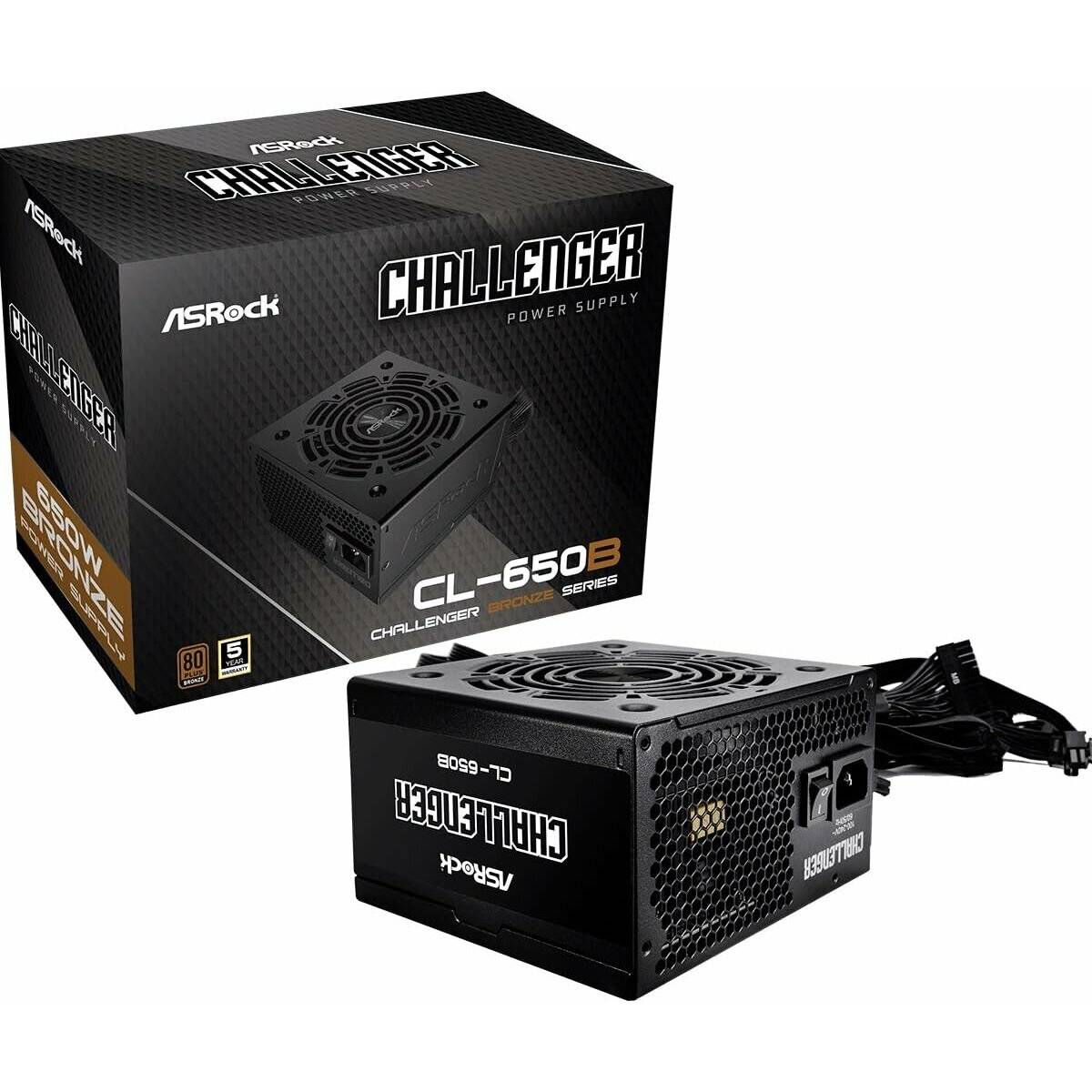 ASRock Challenger Series CL-650B 650W ATX 80+ Bronze BK retail