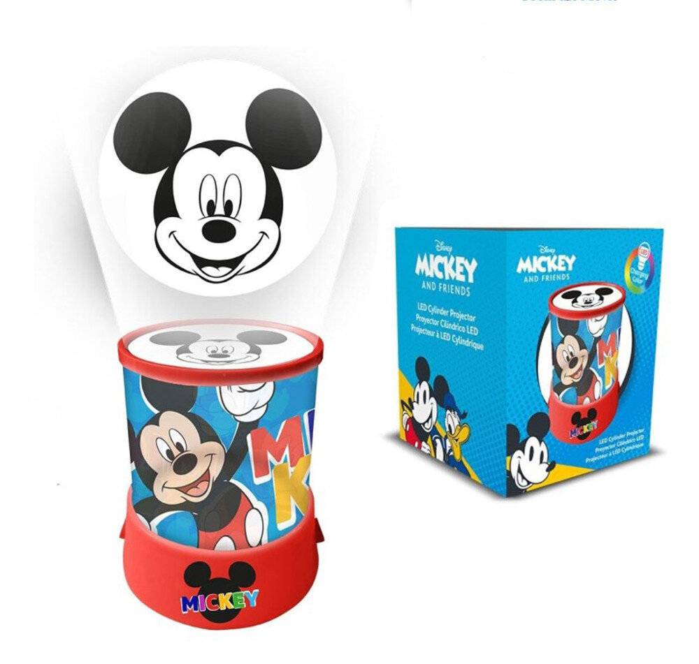 Disney Mickey Happy 2-in-1 Projektor, Lampe, Nachtlicht