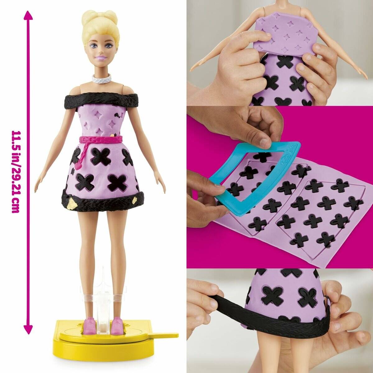 Knetspiel Play-Doh Barbie Designer Fashion Show Bunt