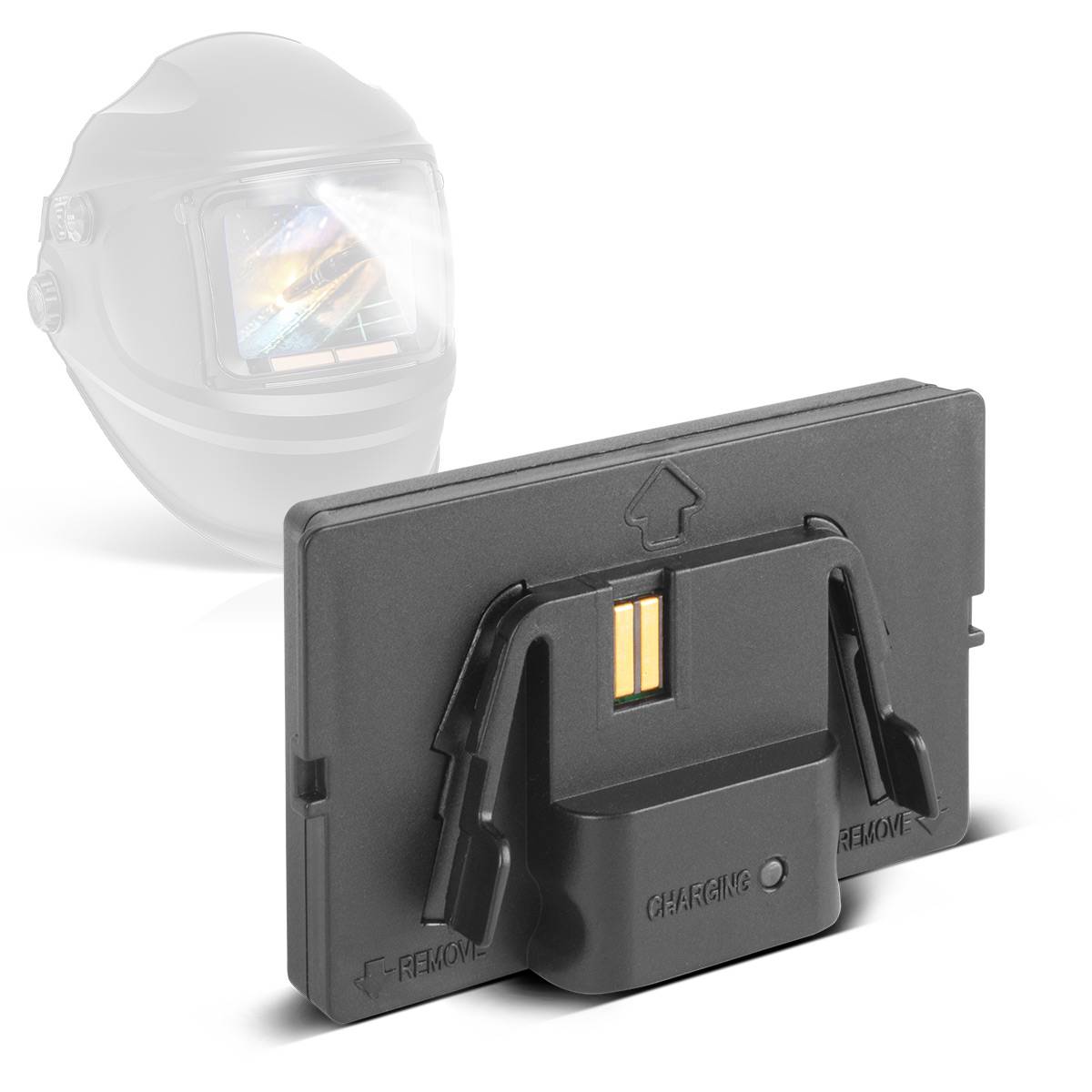 STAHLWERK Ersatz-Akku für LED-Stirnlampe Automatik-Schweißhelm Raptor