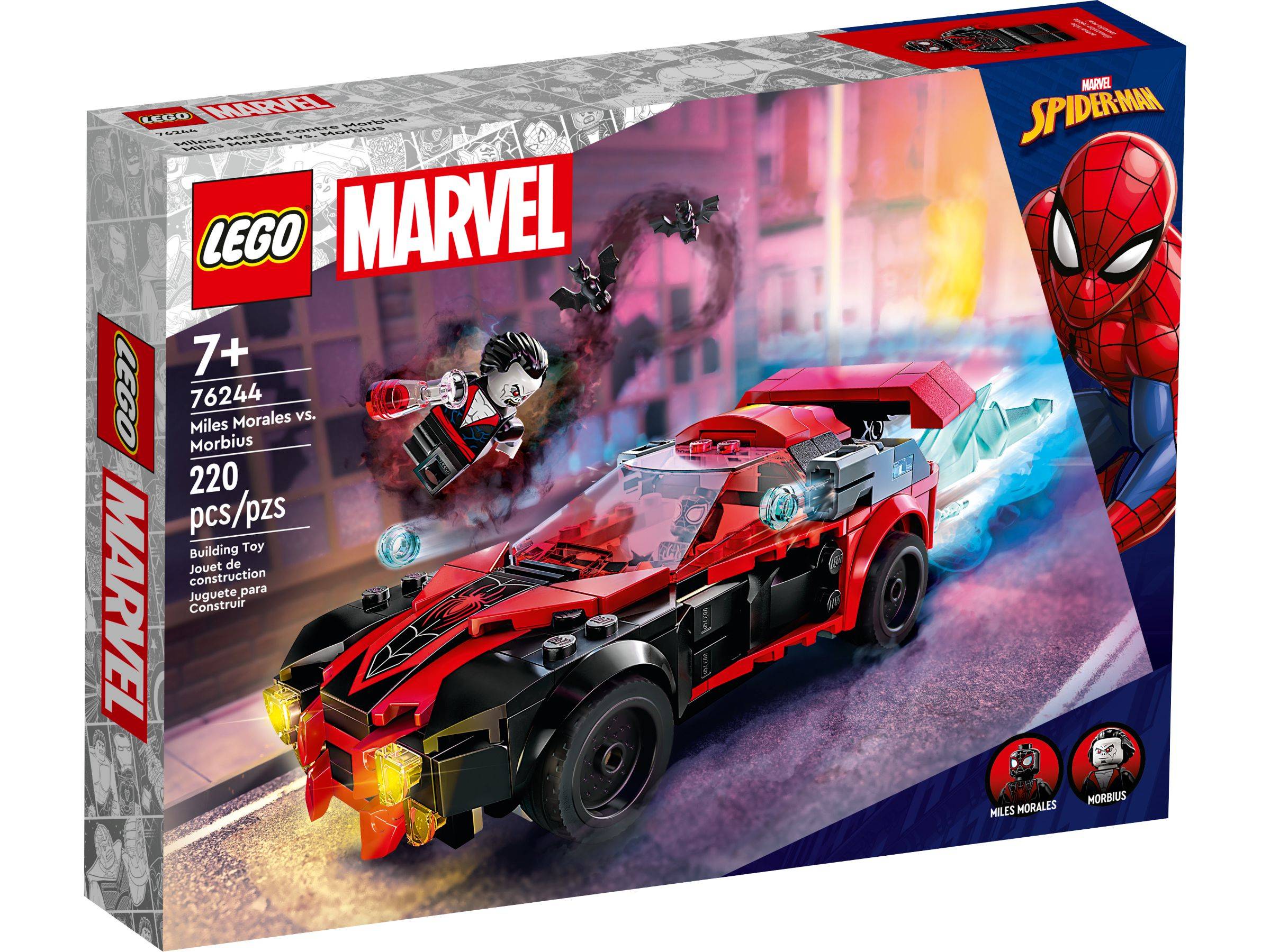 LEGO® Super Heroes 76244 Miles Morales vs. Morbius