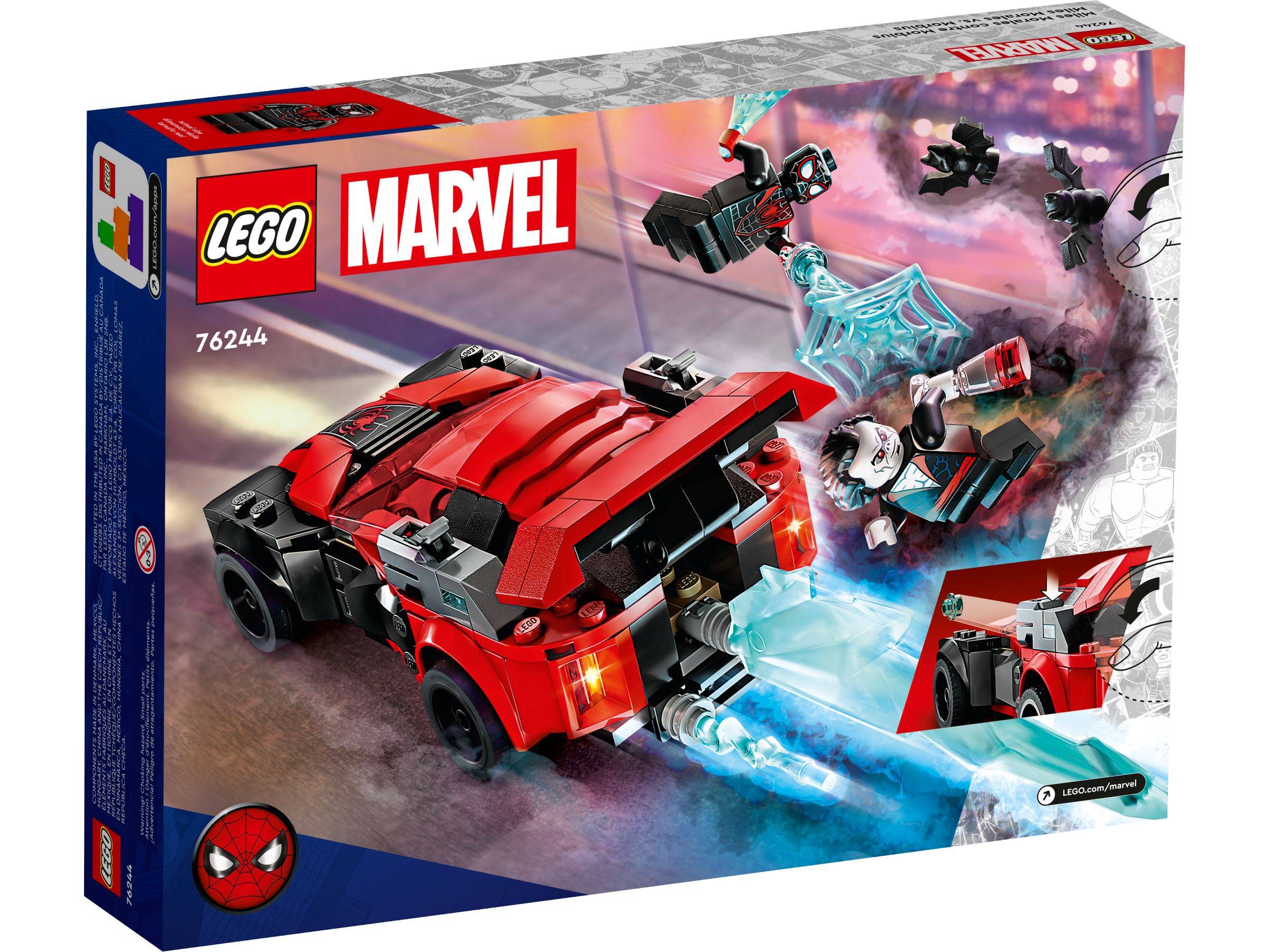 LEGO® Super Heroes 76244 Miles Morales vs. Morbius