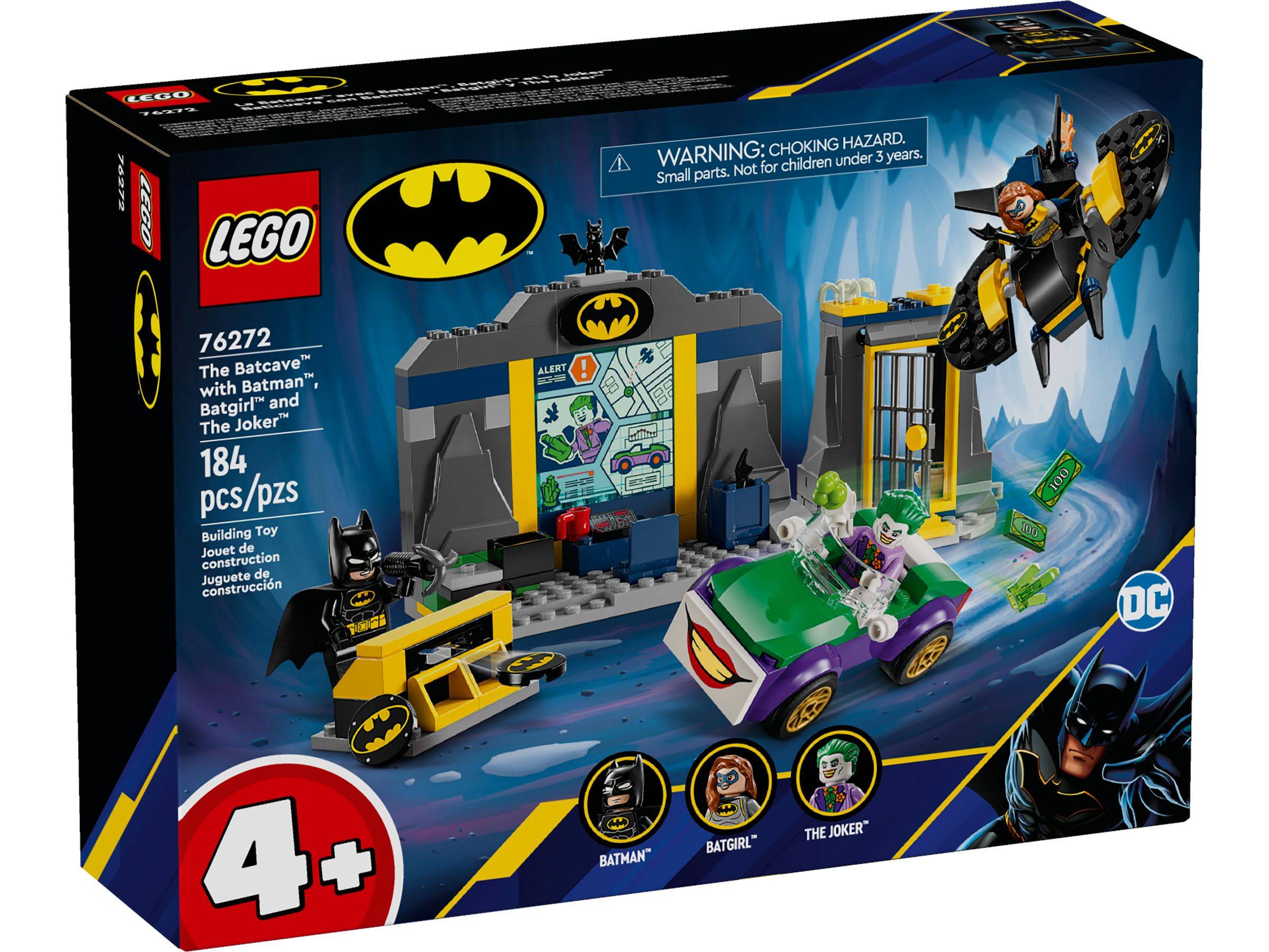 LEGO® DC Super Heroes 76272 Bathöhle mit Batman™, Batgirl™ und Joker™