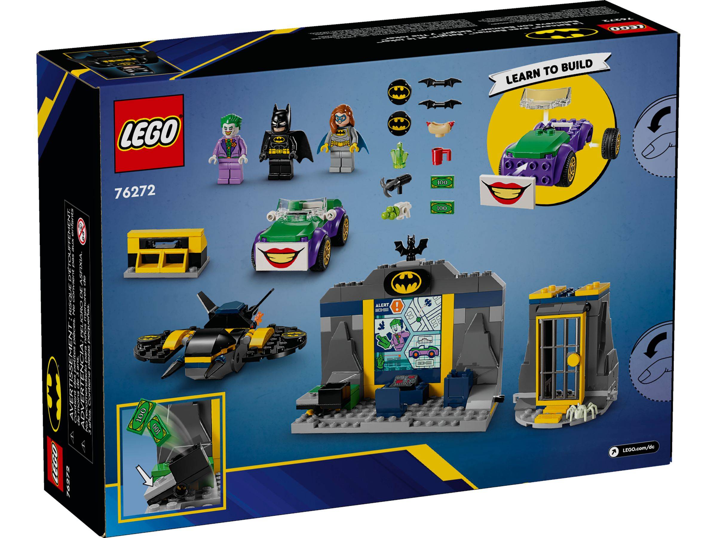 LEGO® DC Super Heroes 76272 Bathöhle mit Batman™, Batgirl™ und Joker™