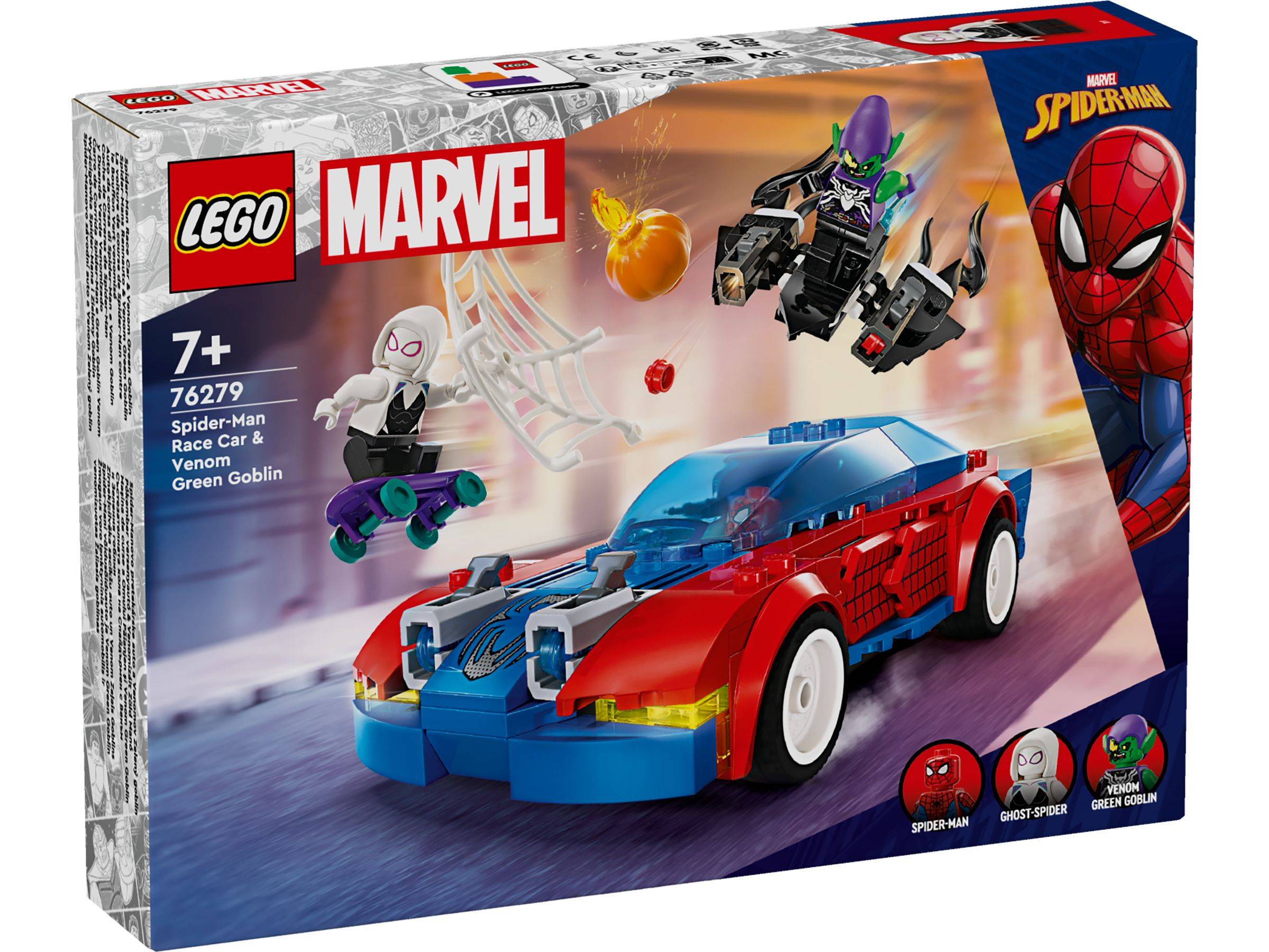 LEGO Marvel Super Heroes 76279 Spider-Mans Rennauto Venom Green Goblin