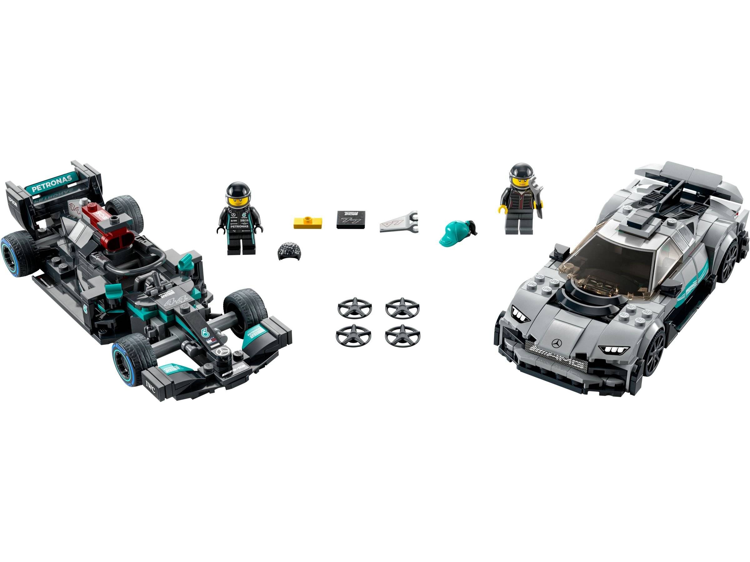 LEGO® Speed Champions 76909 Mercedes-AMG F1 W12 E Performance & Mercedes-AMG Project One
