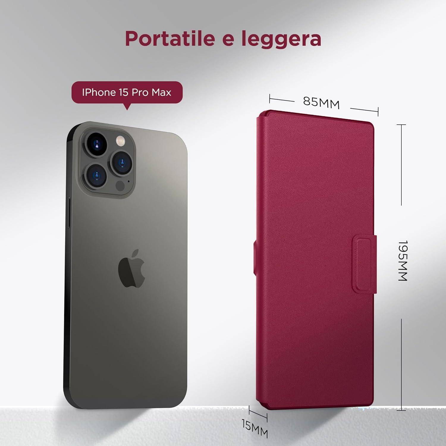 Ein schlankes, dunkles Smartphone mit der Aufschrift 