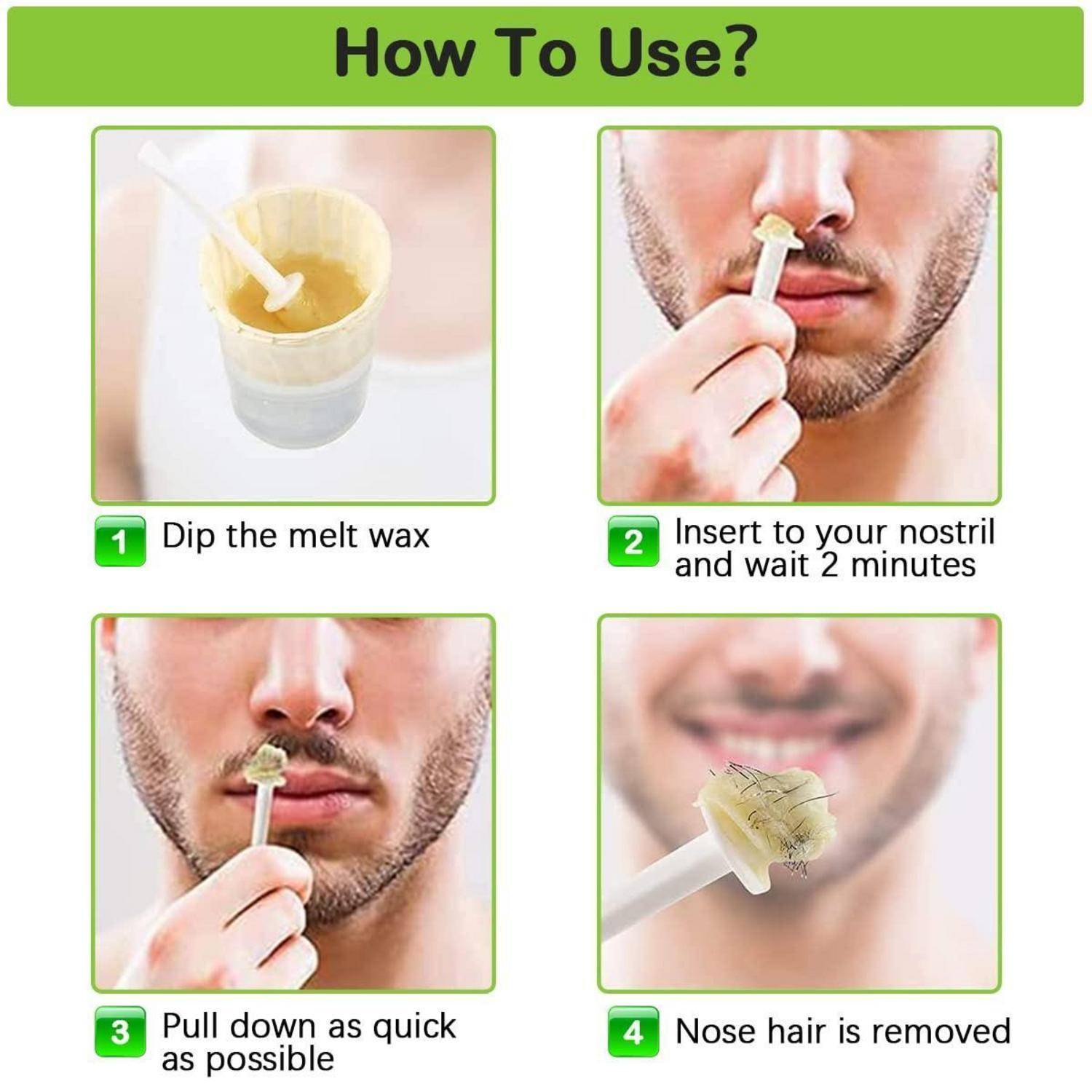 Nose Wax Kits Nasenwachs Set 100g Wachs 20 Applikatoren
