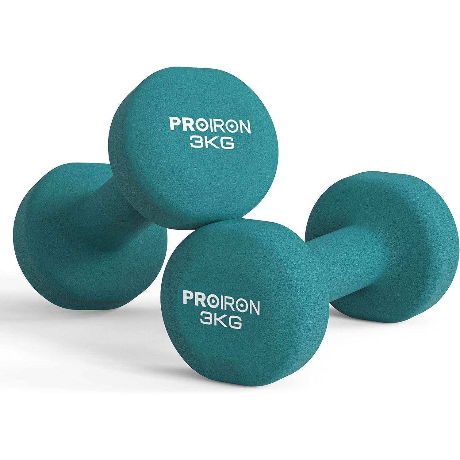 Neopren Kurzhanteln Set Frauen 2X3KG Gymnastik Yoga Pilates Kinder